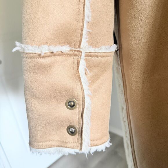 Anthropologie Pilcro Sherpa Reversible Coat - Picture 5 of 6